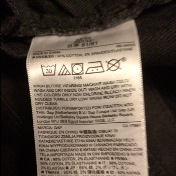 STAMPD+ GAP Motto jeans SZ 32x 32 - Picture 8 of 8